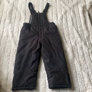 Protection System Youth Kids Bib Black Overalls Snow Pants